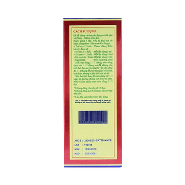 Thực phẩm bảo vệ sức khoẻ Siro PQA (Dùng cho người hen suyễn)