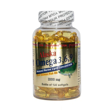 Thực phẩm bảo vệ sức khỏe Viên nang mềm Alaska Omega 3,6,9 (Pure Salmon Fish Oil)