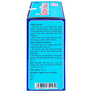 Thực phẩm bổ sung Siro Grow Nano G&P