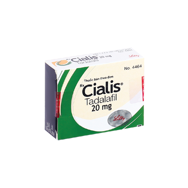 Thuốc Cialis 20mg điều trị rối loạn cương dương (1 vỉ x 2 viên)
