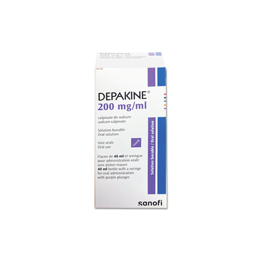 Depakine 200mg/ml dạng nước do công ty Sanofi-aventis sản xuất. Thuốc có thành phần chính là natri valproate. Depakine 200mg/ml được dùng để điều trị các thể động kinh khác nhau ở người lớn và trẻ em.