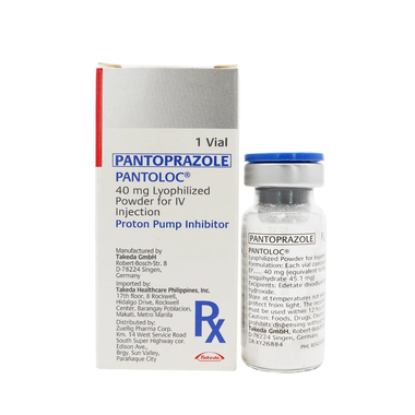 Thuốc Pantoloc I.V điều trị loét dạ dày-tá tràng lành tính (40mg)