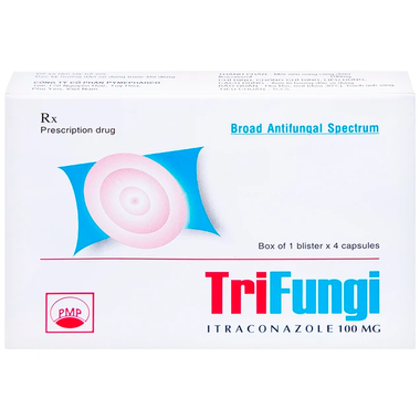 Thuốc Trifungi Pymepharco điều trị nhiễm nấm Candida ở miệng - họng là thuốc dùng để kháng nấm, kháng virus