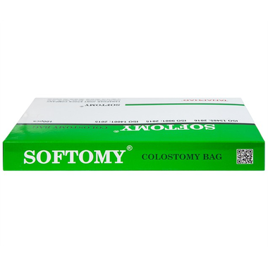 Túi hậu môn nhân tạo Softomy Tanaphar hỗ trợ cho việc bài tiết ở những người bệnh về hệ bài tiết (100 cái)