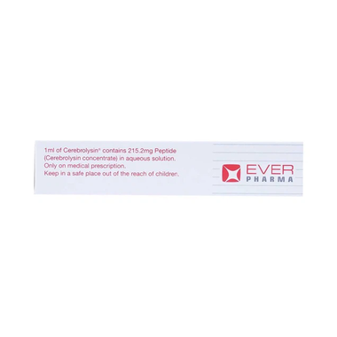 Thuốc tiêm Cerebrolysin 5ml điều trị rối loạn trí nhớ, sa sút trí tuệ (1 vỉ x 5 ống x 5ml)