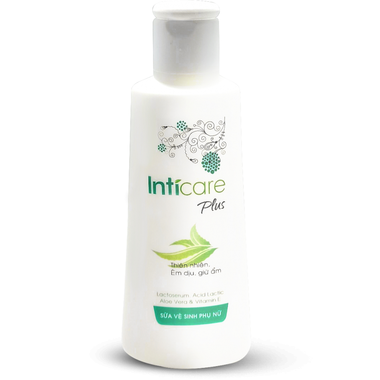Dung dịch vệ sinh phụ nữ chiết xuất lô hội Inticare Plus (Chai 150ml)