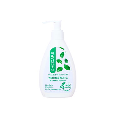 Dung dịch vệ sinh phụ nữ Choicare Bạc hà làm sạch, khử mùi (150ml)