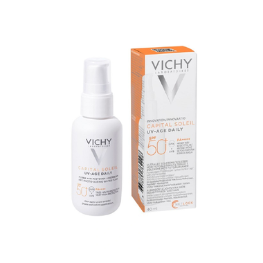 Gel Chống Nắng Vichy Capital Soleil UV Age Daily SPF 50 Bảo Vệ Da, Ngừa Thâm Nám (40ml)