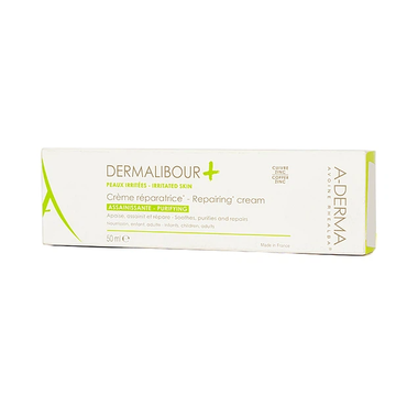 Kem A-Derma​​​​​​​ Dermalibour​​​​​​​​​​​​​​+ Repairing Cream làm dịu da dùng hằng ngày cho da kích ứng (50ml)