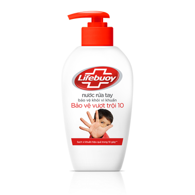 Nước Rửa Tay Lifebuoy Bạc Bảo Vệ Chai 180g