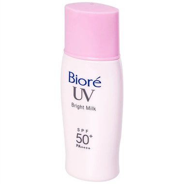 Sữa Chống Nắng Bioré UV Bright Milk Sáng Hồng Tự Nhiên SPF50+/PA++++ (30ml)