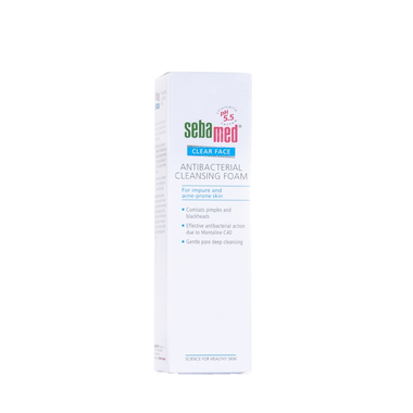 Sữa rửa mặt tạo bọt Sebamed pH5.5 giúp kháng khuẩn, trị mụn (150ml)