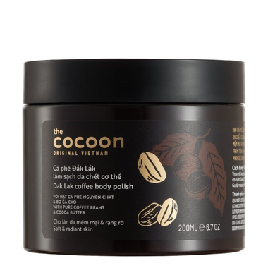 Tẩy da chết toàn thân Cocoon cà phê Đắk Lắk (200ml)