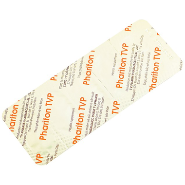 Thực phẩm bảo vệ sức khỏe : Phariton TVP (12 vỉ x 5 viên)