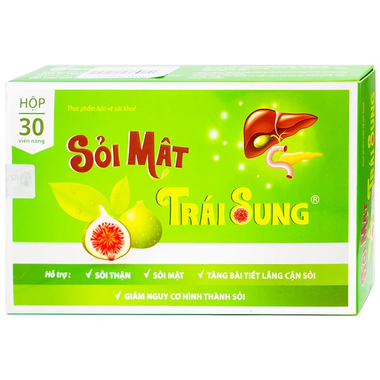 Thực phẩm bảo vệ sức khỏe Sỏi Mật Trái Sung (Hộp 30 viên)