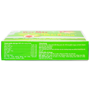 Thực phẩm bảo vệ sức khỏe Sỏi Mật Trái Sung (Hộp 30 viên)