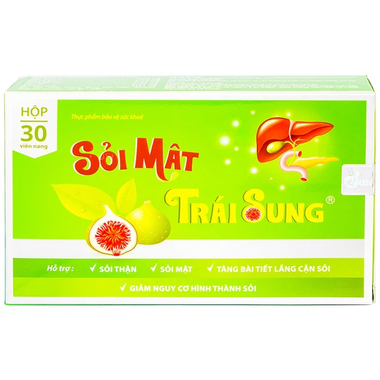 Thực phẩm bảo vệ sức khỏe Sỏi Mật Trái Sung (Hộp 30 viên)