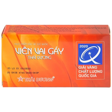 Thực phẩm bảo vệ sức khỏe VIÊN VAI GÁY THÁI DƯƠNG (30 viên)