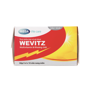 Thực phẩm bảo vệ sức khỏe Wevitz (Hộp 50 viên)