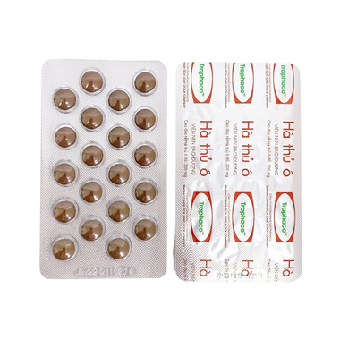 Thuốc Hà Thủ Ô Traphaco điều trị đau lưng, mỏi gối, di mộng tinh (5 vỉ x 10 viên)