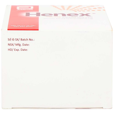 Thuốc Henex 500mg điều trị suy tĩnh mạch - mạch bạch huyết, cơn trĩ cấp (10 vỉ x 10 viên)