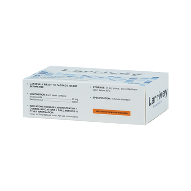 Thuốc Larrivey 50mg điều trị ung thư tiền liệt tuyến tiến triển 28 viên
