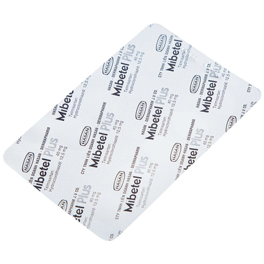Thuốc Mibetel Plus điều trị tăng huyết áp vô căn (3 vỉ x 10 viên)