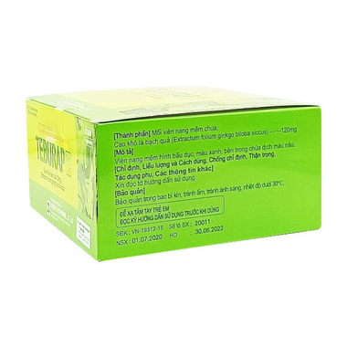 Thuốc Teburap 120mg hỗ trợ điều trị rối loạn tuần hoàn ngoại biên (Hộp 100 viên)
