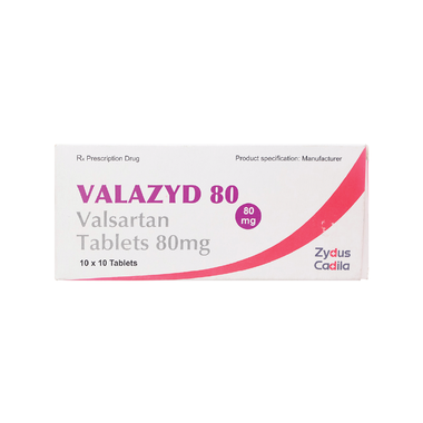 Thuốc Valazyd 80 trị tăng huyết áp, suy tim (10 vỉ x 10 viên)