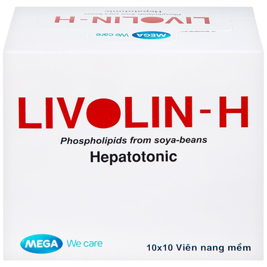 Viên nang mềm Livolin-H 300mg MEGA We care cải thiện bệnh gan
