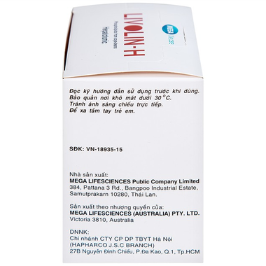 Viên nang mềm Livolin-H 300mg MEGA We care cải thiện bệnh gan