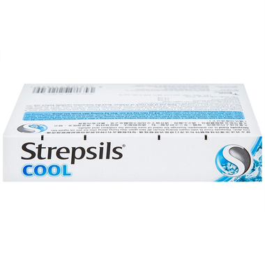 Viên ngậm Strepsils Cool Reckitt Benckiser điều trị viêm họng