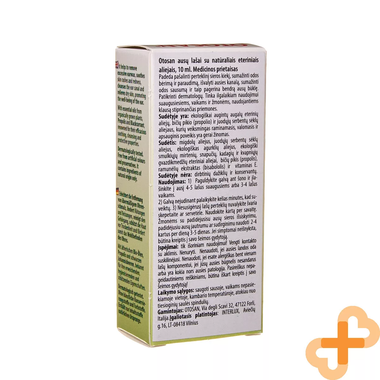 Dung dịch nhỏ tai Otosan Natural Ear Drops loại bỏ và ngăn ngừa sự hình thành của ráy tai (10ml)