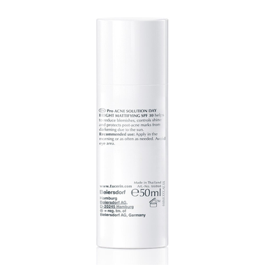 Kem Dưỡng Eucerin Cho Da Mụn Pro Acne Solution Day Bright Mattifying SPF30 (50ml)