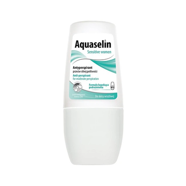 Lăn khử mùi Aquaselin Insensitive Women dùng cho vùng da nách nhạy cảm dành cho nữ giới, giảm mồ hôi ( Chai 50ml)