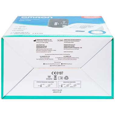 Máy đo huyết áp bắp tay tự động Omron HEM-7156