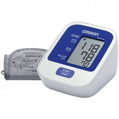 Máy đo huyết áp tự động Omron HEM-8712 hỗ trợ đo huyết áp và nhịp tim