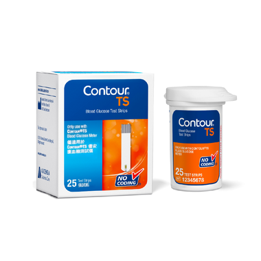 Que thử đường huyết Contour TS (hộp 25 que)