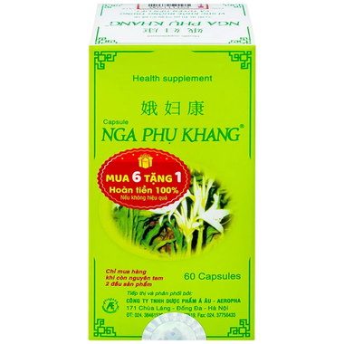 Thực phẩm bảo vệ sức khỏe NGA PHỤ KHANG (60 viên)