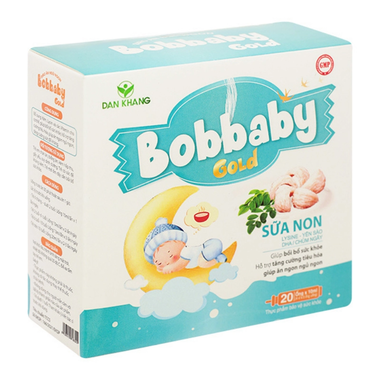 Thực phẩm bảo vệ sức khoẻ siro ăn ngủ ngon Bobbaby Gold (20 ống)