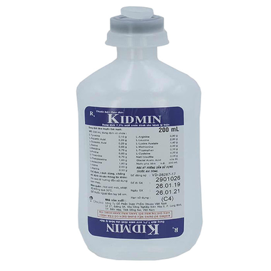 Thuốc Acid Amin 7.2% giúp bổ sung acid amin cho người bệnh thận (Chai 200ml )