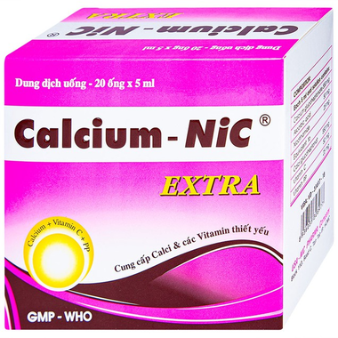 Thuốc Calcium NIC Extra bổ sung canxi và vitamin