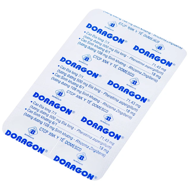 Thuốc Doragon hỗ trợ trị bệnh lý về gan (10 vỉ x 10 viên)