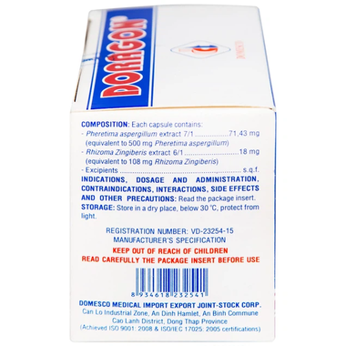Thuốc Doragon hỗ trợ trị bệnh lý về gan (10 vỉ x 10 viên)