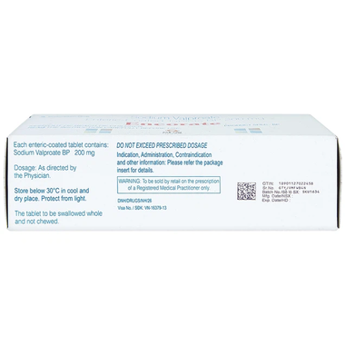 Thuốc Encorate hỗ trợ điều trị động kinh (Hộp 100 viên)