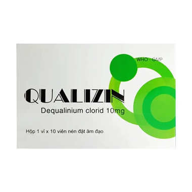 Thuốc Qualizin 10mg điều trị viêm nhiễm âm đạo do vi khuẩn nhạy cảm ( 1vi x 10 viên)