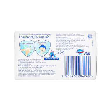 Xà bông Safeguard Pure White diệt khuẩn (125g)