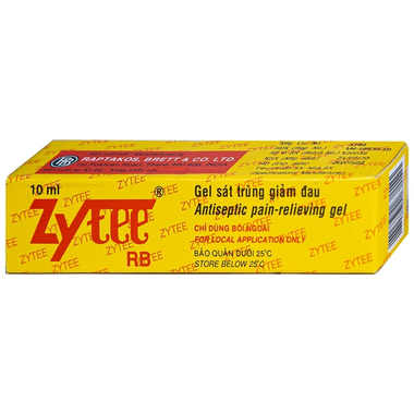 Gel Zytee RB Raptakos sát trùng giảm đau (10ml)