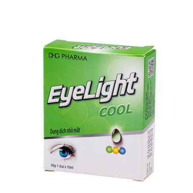 Thuốc nhỏ mắt Eyelight Cool DHG làm mát, giữ ẩm mắt, ngắn ngừa cận thị tiến triển (10ml)