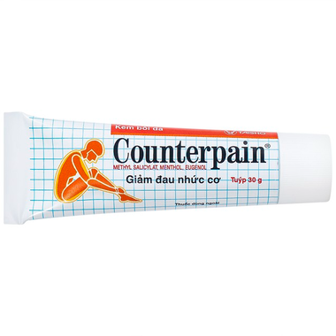 Kem bôi da Counterpain hỗ trợ giảm đau cơ, đau do bệnh thấp khớp, bong gân (Hộp 30g)